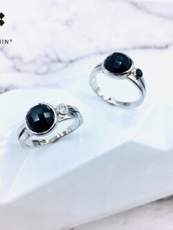 Sun & Moon แหวนนิล เรียบ เท่ มีสไตล์ไม่เหมือนใคร ปกป้องคุ้มครอง ดึงดูดโชคลาภ