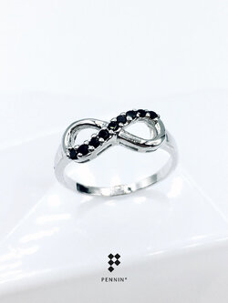 Infinity Ring นิล แบบบาง แหวนนำโชค เสริมดวงความรัก รับโชครับทรัพย์ไม่มีที่สิ้นสุด