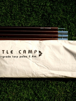 Aluminum Hi-Grade Tarp Poles 2.4m.