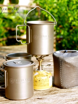 Castle Camp Titanium Pot 750ml.