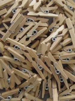 ไม้หนีบจิ๋ว ชุด 100 อัน