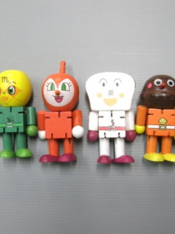 อันปังแมนและเพื่อน งานไม้ 6 ตัว