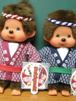 ตุ๊กตามอนชิชิแพ็คคู่ ขนาด 7.5 นิ้ว (Sekiguchi)