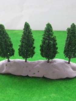 ต้นสนจิ๋ว ขนาด 6.8 ซ.ม. ชุด 10 ต้น