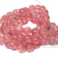 หิน cherry quartz 10มม. (38 เม็ด) SKU-01022