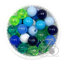 ลูกปัดกิโล ตราเสือ 10มม. สีผสม (100 กรัม) SKU-14946