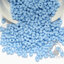 ลูกปัดพลาสติก 6มม. ลายเม็ดถั่ว สีสด (80 กรัม) SKU-16184