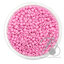 OK Brand ลูกปัดเม็ดทราย 8/0 โทนด้าน สีชมพูพาสเทล (450 กรัม) SKU-14794