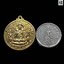 เหรียญพระโพธิสัตว์เจ้าแม่กวนอิมมูลนิธิภาวนาสงเคราะห์เนื้อกะไหล่ทอง