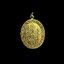 เหรียญเจ้าพ่อเขาตกศาลเจ้าพ่อเขาตกพระพุทธบาทจ.สระบุรีปีพ.ศ.2543เนื้อกะไหล่ทอง