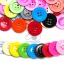 กระดุม ขอบแบน คละสี (10 กรัม) SKU-09787