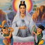 เหรียญพระโพธิสัตว์เจ้าแม่กวนอิมวัดมังกรกมลาวาสเล่งเน่ยยี่ปี2564เนื้อกะไหล่ทอง