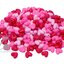 ลูกปัดอะคริลิค 10มม. ลายหัวใจ สีสด (100 กรัม) SKU-12528