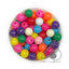 ลูกปัดกิโล ตราจระเข้ 8มม. สีผสม (100 กรัม) SKU-13553