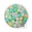 ลูกปัดกิโล ตราจระเข้ 8มม. สีผสม (100 กรัม) SKU-13553