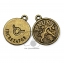 จี้เหล็ก 18มม. ราศี สีสนิม (1 ชิ้น) SKU-13196