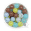 ลูกปัดกิโล ตราเสือ 10มม. สีผสม (1 กิโลกรัม) SKU-14921