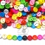 กระดุม ขอบเล็ก คละสี (ห่อเล็ก) SKU-07784