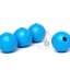 ลูกปัดลูกชิ้น 22มม. สีสด (50 ชิ้น) SKU-09198
