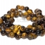 หิน Tiger's Eye 8มม. (47 เม็ด) SKU-01314