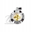 จี้เหล็ก 267 ลายกังหัน สีเงิน (1 ชิ้น) SKU-00731