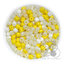 OK Brand ลูกปัดเม็ดทราย 6/0 โทนมุก สีเหลืองแครแบร์ (15 กรัม) SKU-16414