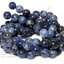 หิน sodalite 10มม. (38 เม็ด) SKU-01296
