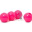 ลูกปัดลูกชิ้น 22มม. สีสด (50 ชิ้น) SKU-09198