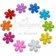 ลูกปัดอะคริลิค 23มม. ลายดอกไม้6แฉก สีสด (100 กรัม) SKU-05179