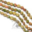 หิน unakite 10มม. หินไร้ทรง (38 เม็ด) SKU-14641