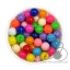 ลูกปัดกิโล ตราจระเข้ 8มม. สีผสม (100 กรัม) SKU-13553