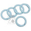 พวงกุญแจ เหล็กกลม 23มม. คละสีพาสเทล เนื้อด้าน (10 ชิ้น) SKU-16761