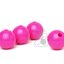 ลูกปัดลูกชิ้น 22มม. สีสด (50 ชิ้น) SKU-09198