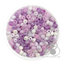 OK Brand ลูกปัดเม็ดทราย 6/0 โทนมุก สีม่วงแคนดี้ (100 กรัม) SKU-14723