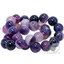 หิน purple agate 12มม. (32 เม็ด) SKU-01258