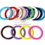 ห่วงพลาสติกโบ๋ 28มม. สีสด (450 กรัม) SKU-13165