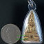 หลวงพ่อยุ้ย วัดบางกะปิ (กรุวัดบางกะปิรุ่น2) พิมพ์ใบหอก ปิดทอง 2484 สวย