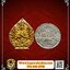 เหรียญหล่อพระโพธิสัตว์เจ้าแม่กวนอิมปางพันเนตรพันกรตำหนักเตาปูนเนื้อกะไหล่ทอง