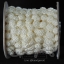 มุกเส้น 10มม. ลายดอกไม้ สีครีม (20 หลา) SKU-01847