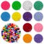 ลูกปัดกิโล ตราเสือ 4มม. สีสด (80 กรัม) SKU-11670