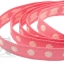 ริบบิ้นผ้า 10มม. จุดลาย เส้นเดี่ยว (1 หลา) SKU-07193