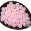 ลูกปัดพลาสติก เคลือบรุ้ง 16มม. ทรงกลม (80 กรัม) SKU-17711