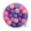 ลูกปัดกิโล ตราเสือ 10มม. สีผสม (1 กิโลกรัม) SKU-14921