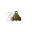 จี้เหล็ก 562 24มม. ลายรถฟักทอง สีสนิม (1 ชิ้น) SKU-09718