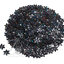 เลื่อมดอกไม้ดิสโก้ 14มม. สีดำ กลีบแหลม (500 กรัม) SKU-10259