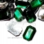 เพชรครึ่งซีก 12*18มม. แปดเหลี่ยม (50 ชิ้น) SKU-10049
