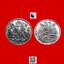 เหรียญเทพเจ้าฮกลกซิ่วรุ่นสร้างพระอุโบสถวัดนกปีพ.ศ.2539ตอกโค้ตเฮงพิธีใหญ่108คณาจารย์