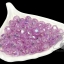 ลูกปัดพลาสติก เคลือบรุ้ง 8มม. เจียเหลี่ยม (500 กรัม) SKU-07474