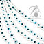 ลูกปัด evil eye 6มม. สีขาว (60 เม็ด) SKU-13766