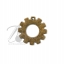 จี้เหล็ก 164 22มม. ลายเกียร์เล็ก สีสนิม (1 ชิ้น) SKU-00537